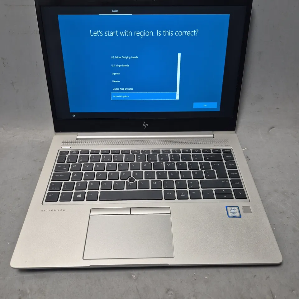 UNBOXED HP ELITEBOOK INTEL CORE 15 8TH GEN LAPTOP IN SILVER