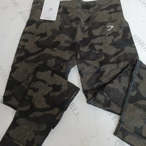 GYMSHARK ADAPT CAMO SEAMLESS LEGGINGS - M