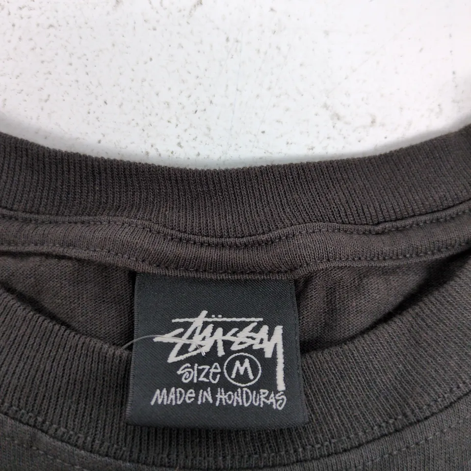STUSSY PERMANENT COLLECTION P.D. TEE – FADED BLACK – MEDIUM