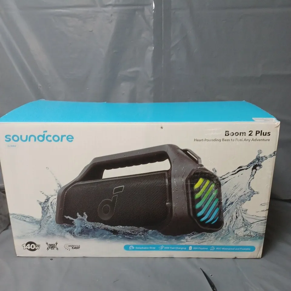 SOUNDCORE BOOM 2 PLUS PORTABLE BLUETOOTH SPEAKER