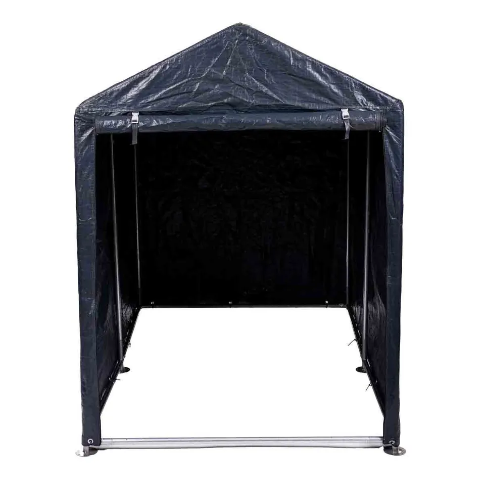 BOXED HEAVY DUTY PE COVER SHED 3X5FT DARK GREY (1 BOX)