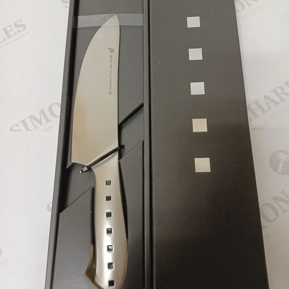 BOXED SHA RA KU MONO MOLYBDENUM VANADIUM STEEL 18-8 STAINESS STEEL FJ-13 DEBA KNIFE