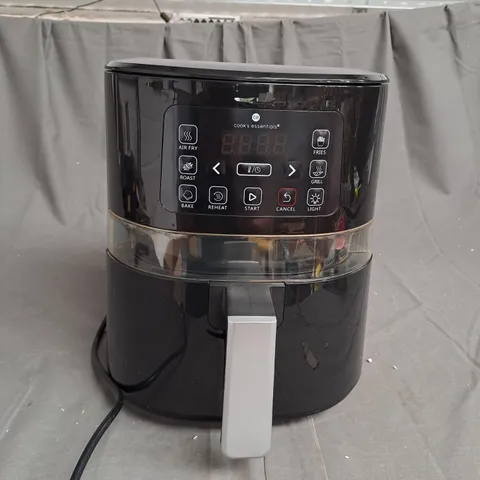 COOK'S ESSENTIALS 4L AIR FRYER IN BLACK