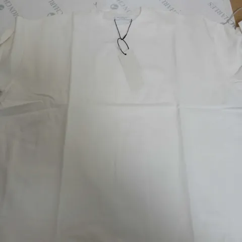 MADISON KOHL BLANK WHITE HEAVY WEIGHT T-SHIRT - LARGE