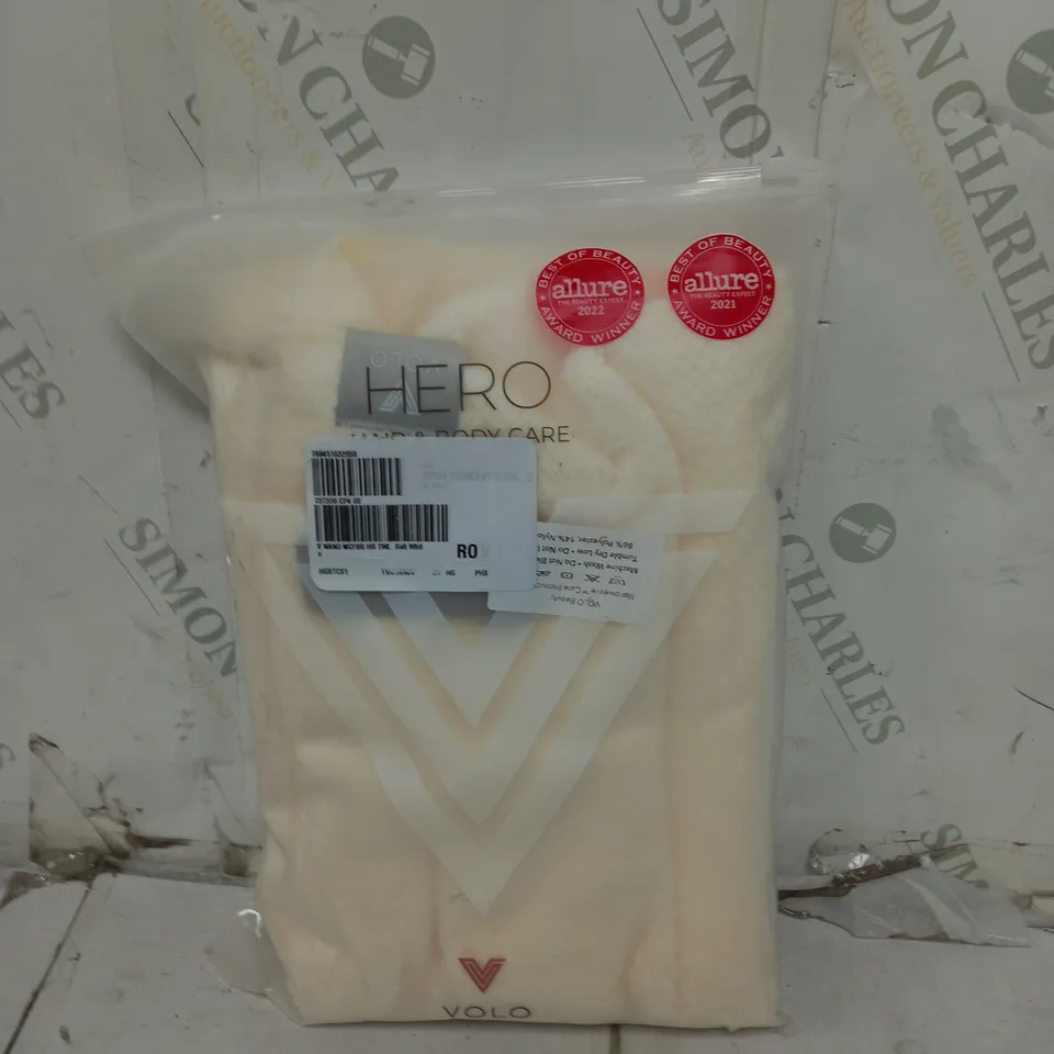 VOLO HERO HAIR AND BODY CARE TOWEL SALT WHITE