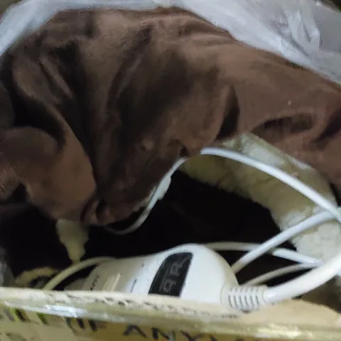 BOXED LUXOR ELECTRIC BLANKET IN BROWN