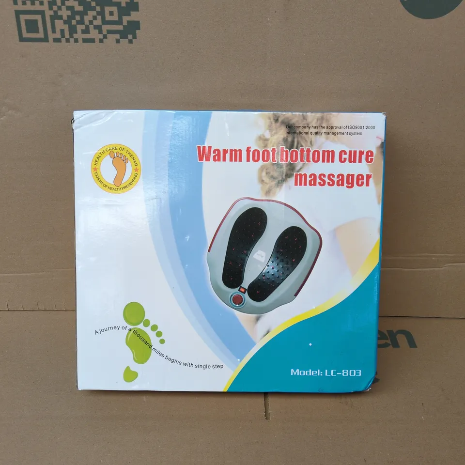BOXED WARM FOOT BOTTOM CURE MASSAGER