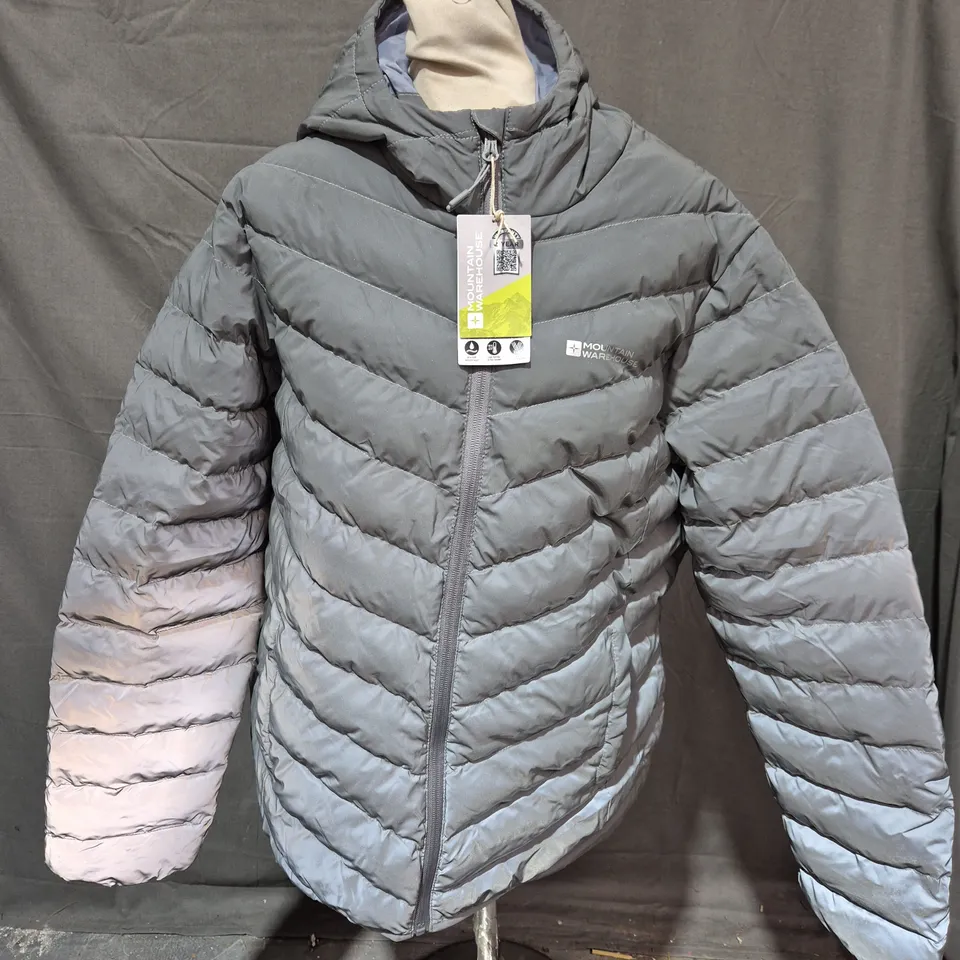 MOUNTAIN WAREHOUSE SEASONS REFLECTIVE WOMENS PADDED JACKET IN GREY SIZE 16