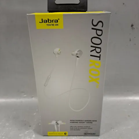 BOXED JABRA SPORTROX WIRELESS EARBUDS 