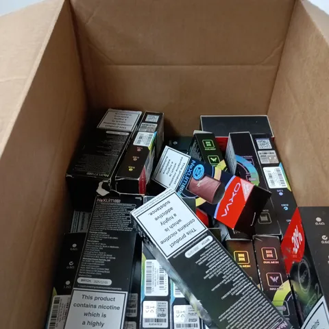 BOX OF APPROXIMATELY 25 OXVA ECIGS