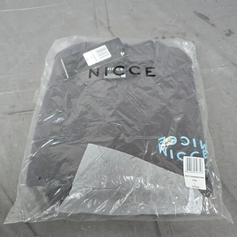NICCE CREW NECK SWEATER – COAL, UK SIZE L
