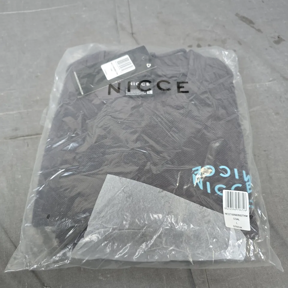 NICCE CREW NECK SWEATER – COAL, UK SIZE L