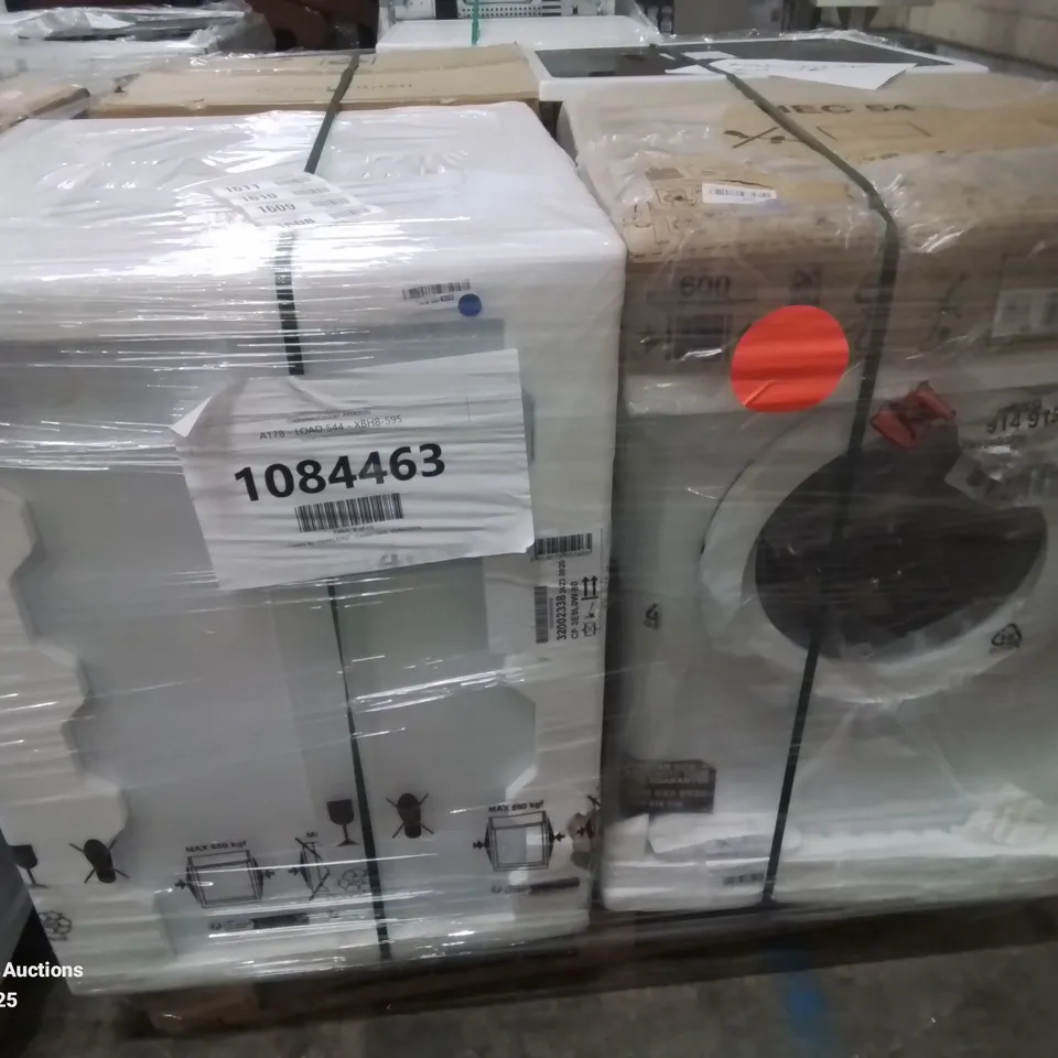 PALLET OF APPROXIMATELY 4 UNPROCESSED RAW RETURN WHITE GOODS TO INCLUDE;