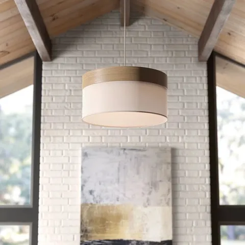 BOXED GLENFIELD 1-LIGHT DRUM PENDANT