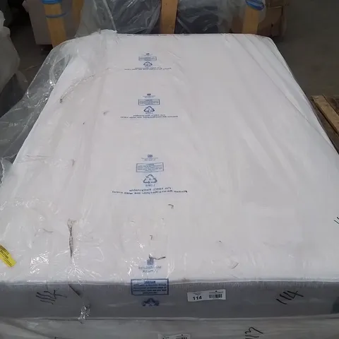 QUALITY BAGGED ADAMINE SERENITY COIL SPRUNG AND COMFORT FOAM HYBRID SMALL DOUBLE MATTRESS 
