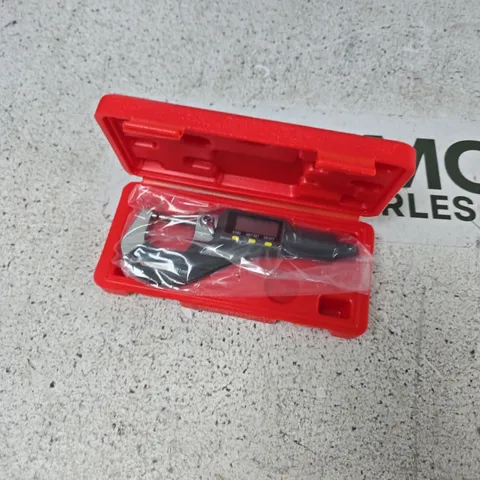 DIGITAL MICROMETER IN RED CASE (BOXED WITH MANUAL) – TOOL