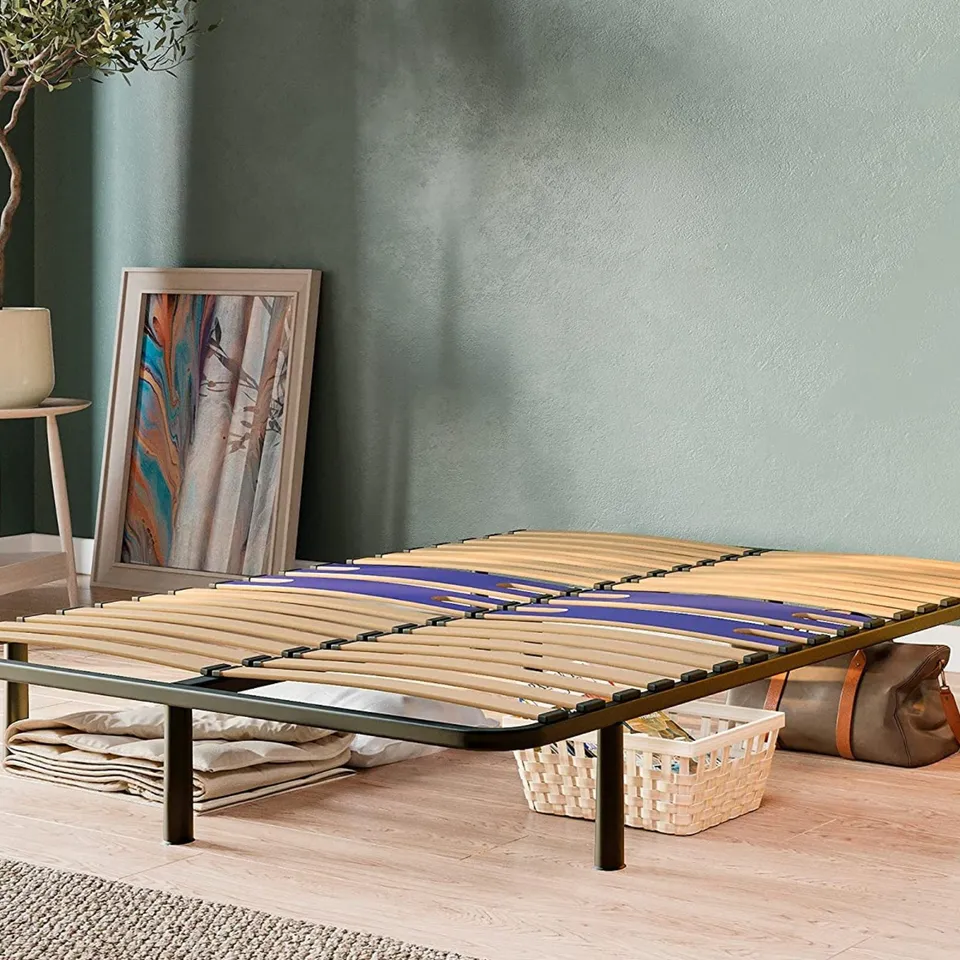 BRAND NEW BOXED EMMA SLATTED FRAME BED 120 x 190CM SMALL DOUBLE (1 BOX)