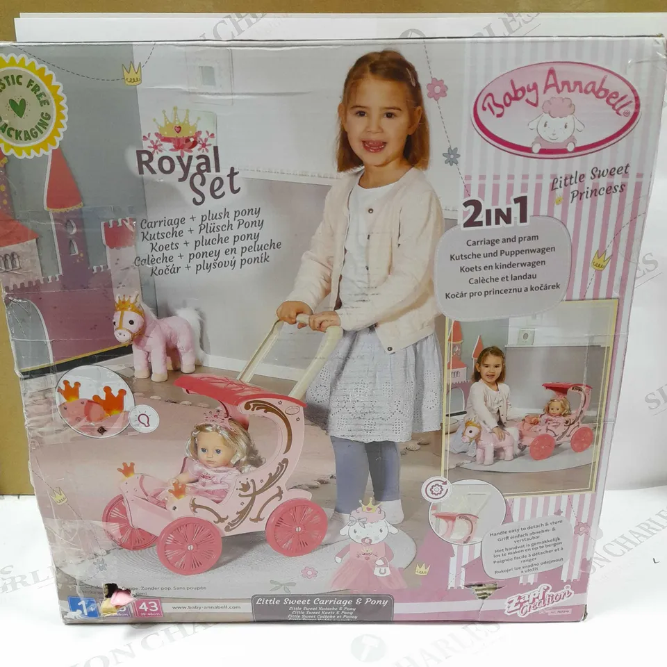 BABY ANNABELL LITTLE SWEET CARRIAGE & PONY  RRP £60