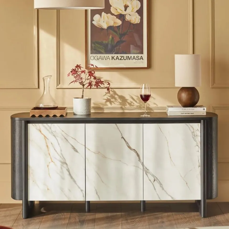 BOXED DANETTI ORLAN NATURAL CERAMIC SIDEBOARD