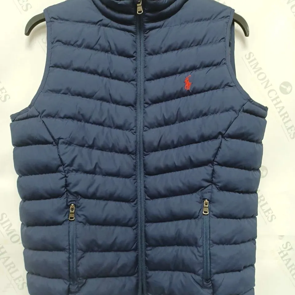 POLO RALPH LAUREN GILET IN NAVY - MEDIUM (10-12y)