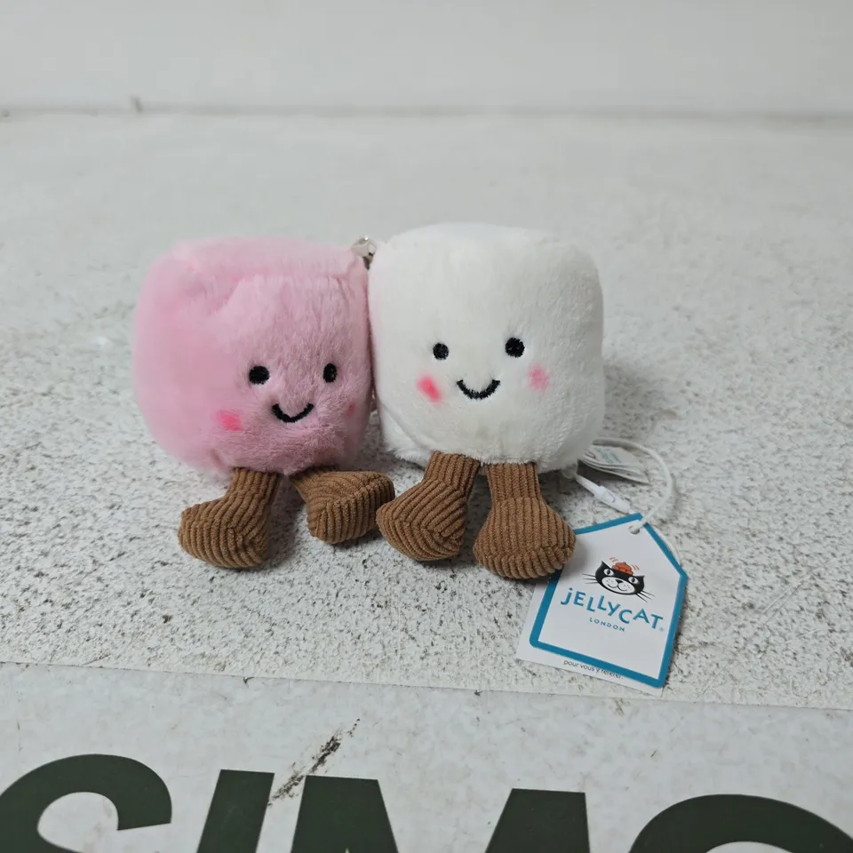 JELLYCAT LONDON MARSHMALLOW BAG CHARMS