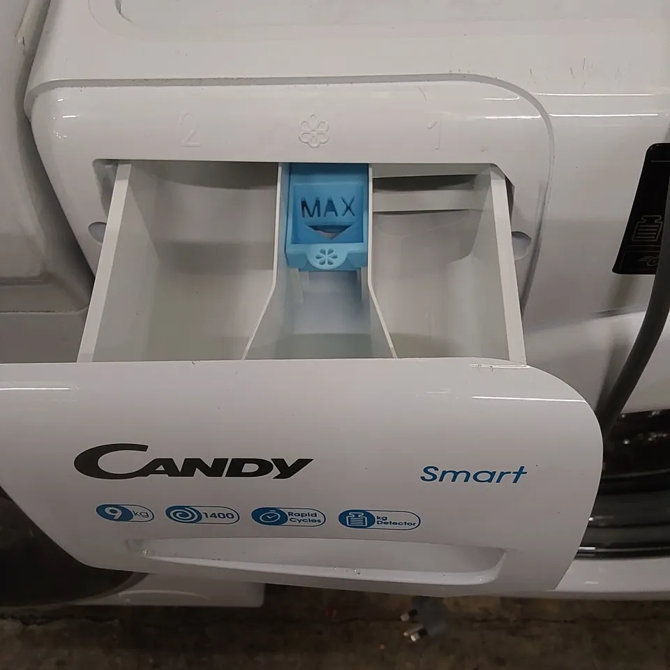 CANDY 9KG FREESTANDING WASHING MACHINE IN WHITE, MODEL: CS149TW4/1-80