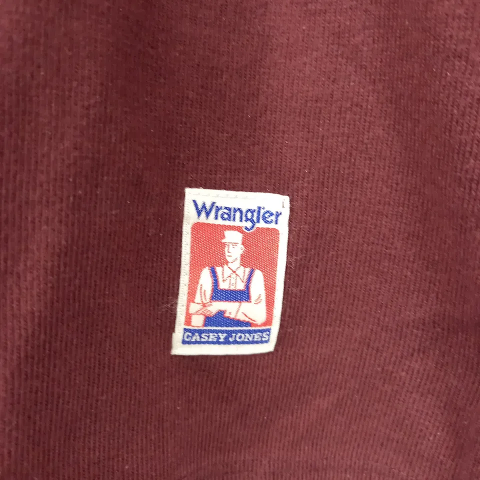 WRANGLER CASEY JONES SHIRT IN MAROON/ORANGE/GREEN - MEDIUM