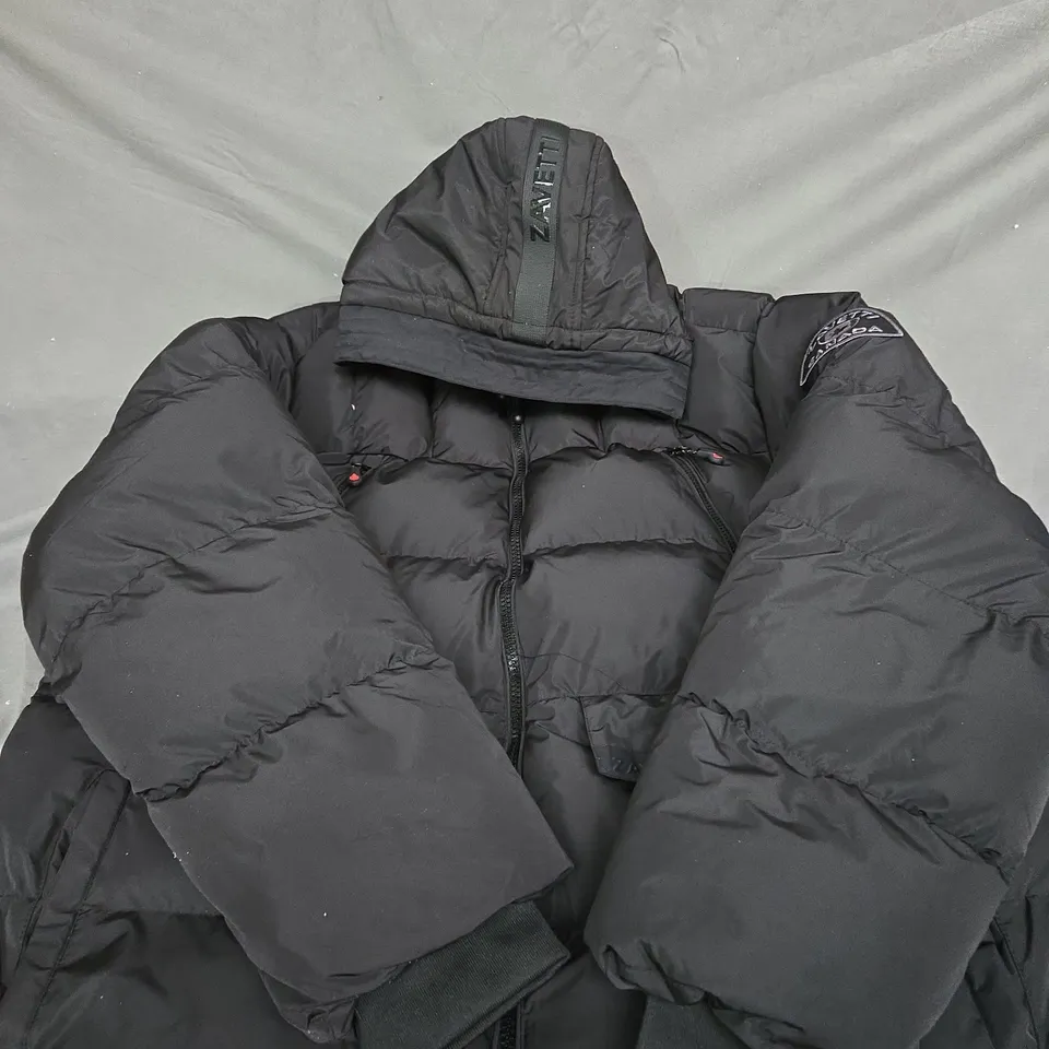 ZAVETTI CANADA MATTORI PARKA - JET BLACK - SIZE 2XL RRP £120