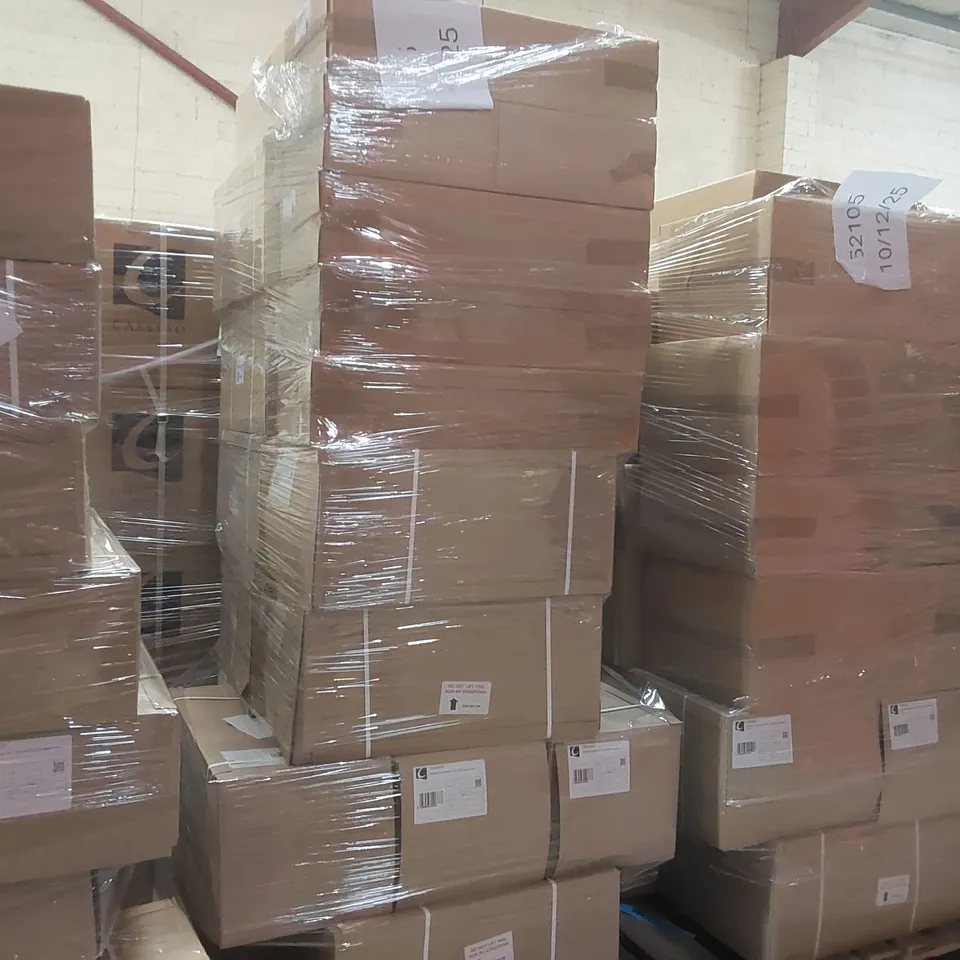 PALLET CONTAINING A LARGE QUANTITY OF ASSORTED BRAND NEW CALYPSO BASE CARCASSES, BASE UNITS ECT
