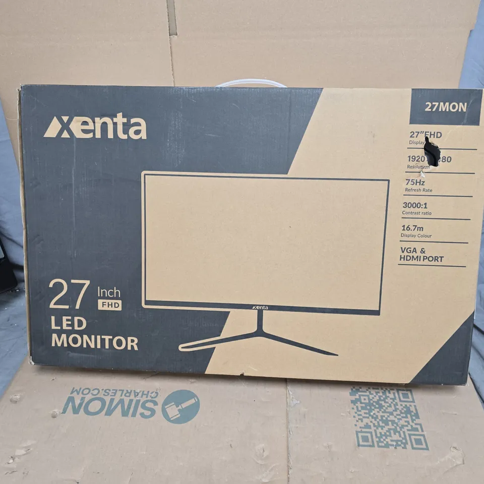 XENTA 27-INCH LED MONITOR (27MON) – VGA & HDMI (BOXED)