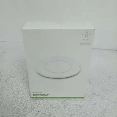 BOXED BELKIN BOOSTUP WIRELESS CHARGING PAD