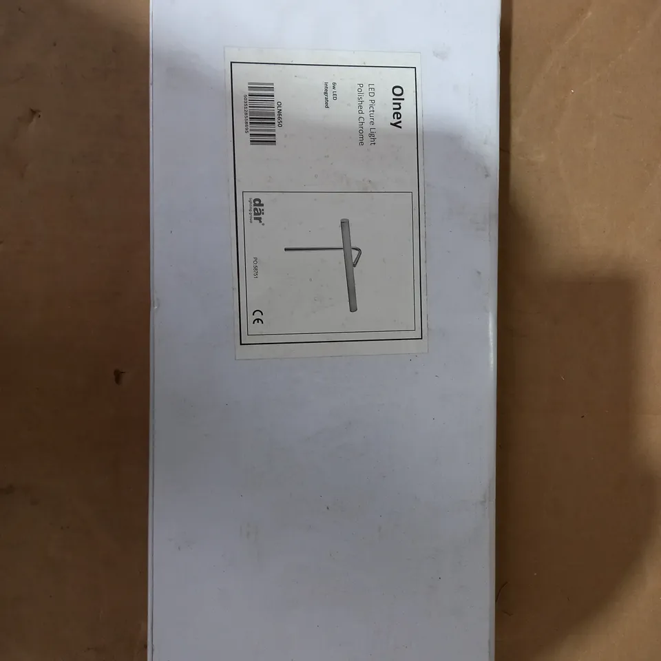 OLNEY LED PICTURE LIGHT POLISHED CHROME