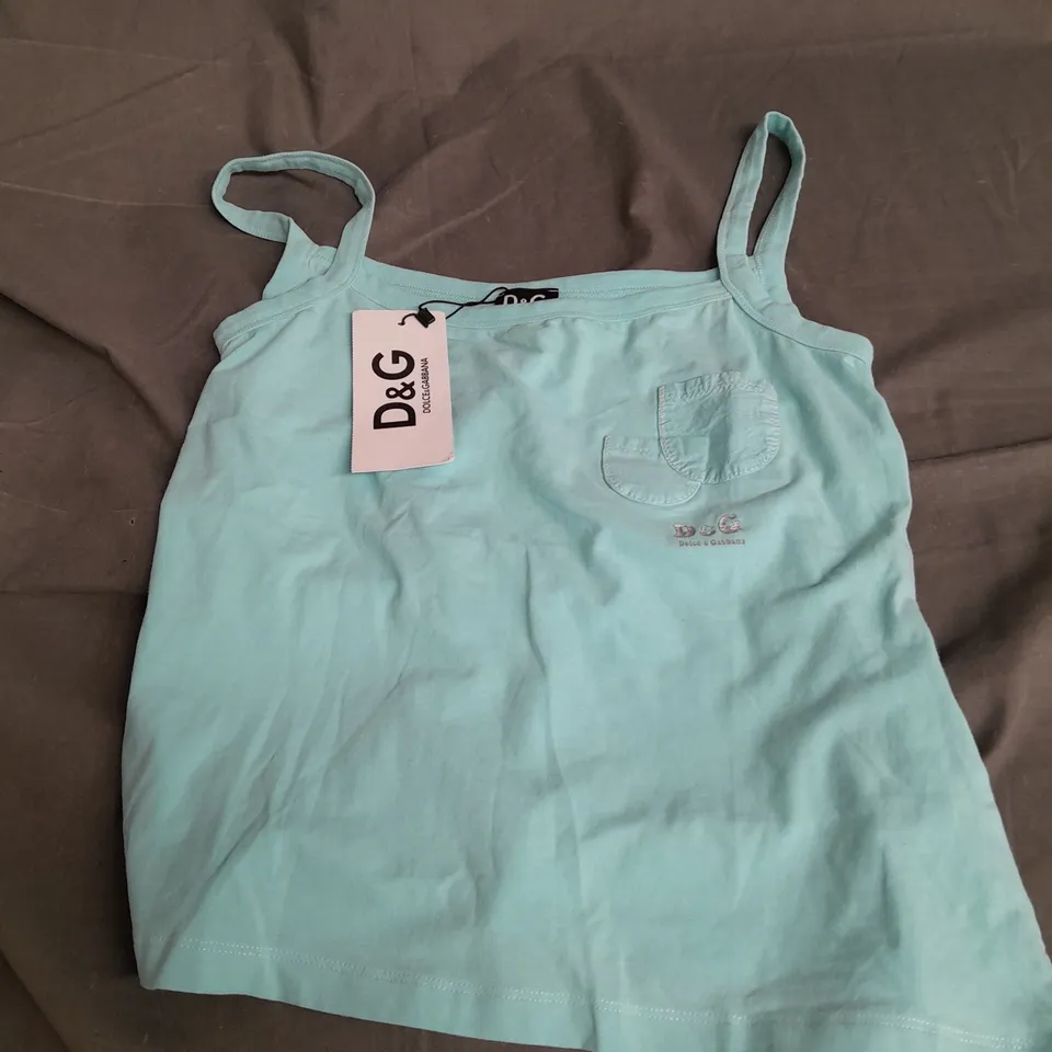 DOLCE & GABBANA LIGHT BLUE SMALL TOP 