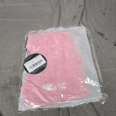 BAGGED WHITE FOX WITH LOVE BIKE SHORTS - SIZE XXS