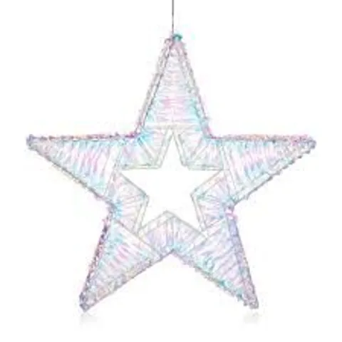 HOME REFLECTIONS IRIDESCENT PRE-LIT WIRE SHAPES WITH 8 LIGHT FUNCTIONS