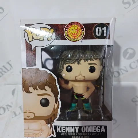 BOXED FUNKO POP NEW JAPAN PRO WRESTLING 01 KENNY OMEGA COLLECTIBLE VINYL FIGURE