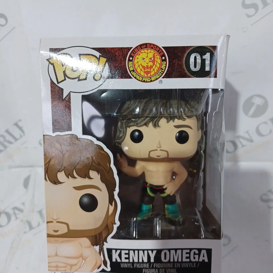 BOXED FUNKO POP NEW JAPAN PRO WRESTLING 01 KENNY OMEGA COLLECTIBLE VINYL FIGURE
