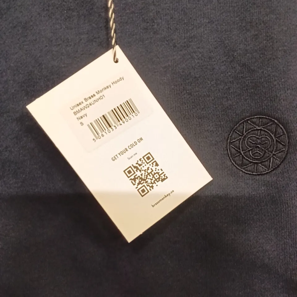 BRAND NEW BRASS MONKEY HOODIES - NAVY SIZE SMALL APPROXIMATELY 10