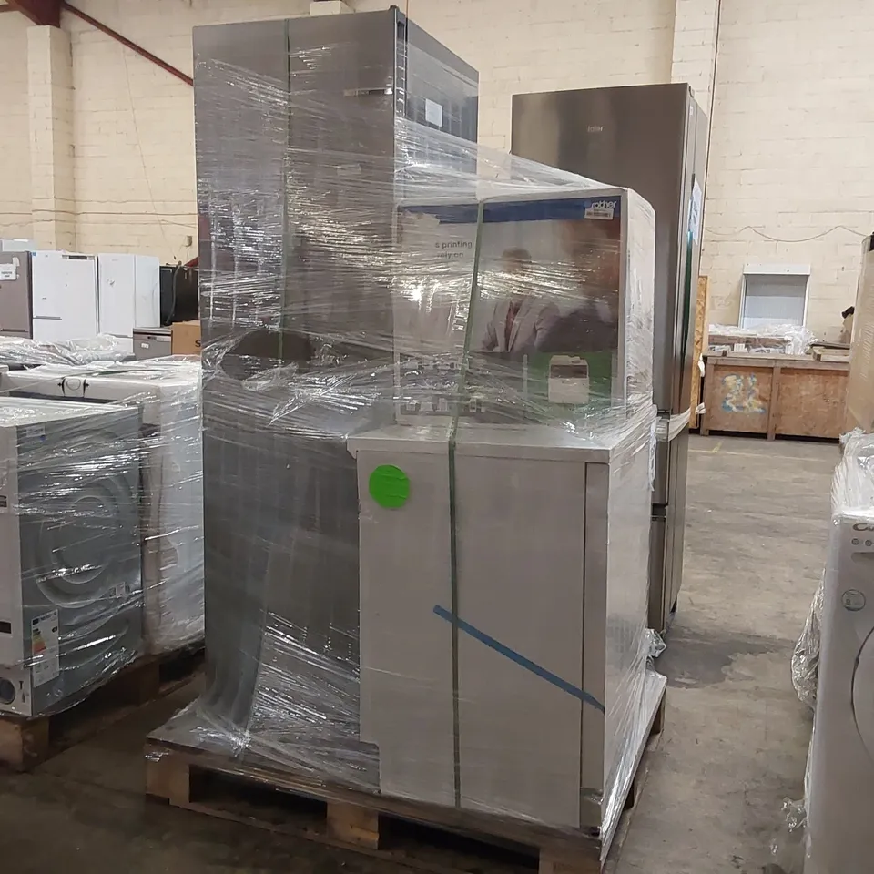 PALLET OF APPROXIMATELY 4 UNPROCESSED RAW RETURN WHITE GOODS TO INCLUDE;