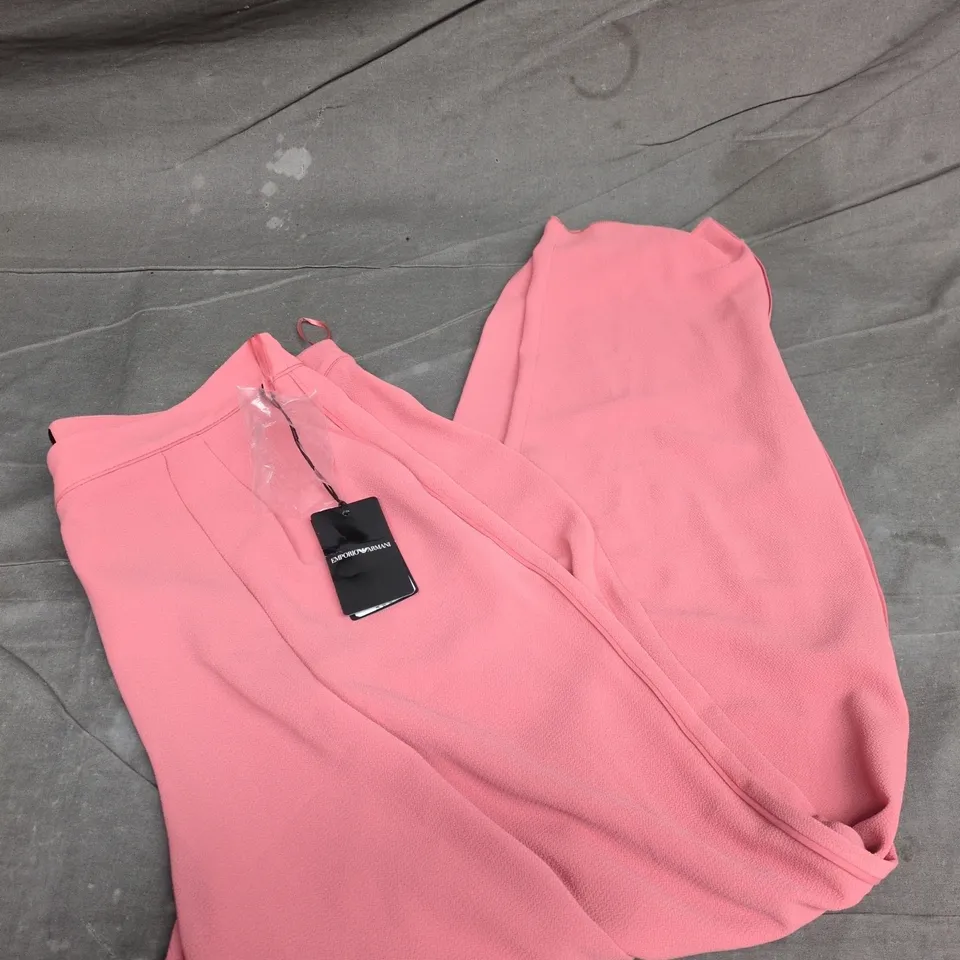 EMPORIO ARMANI PINK TROUSERS – EU 48 (US 48)