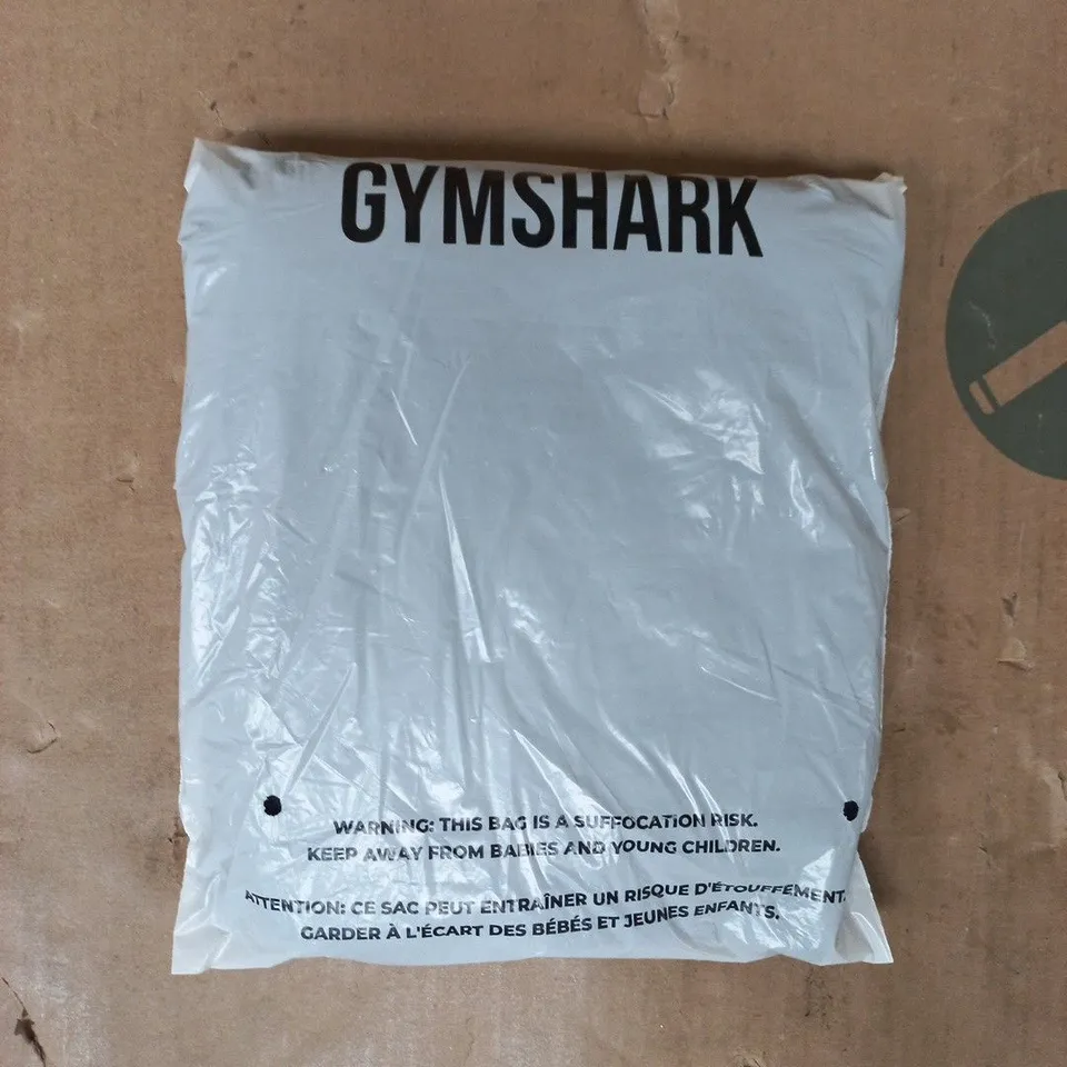 BAGGED GYM SHARK LEGACY LOGO OVERSIZED T-SHIRT IN BLACK SIZE XS