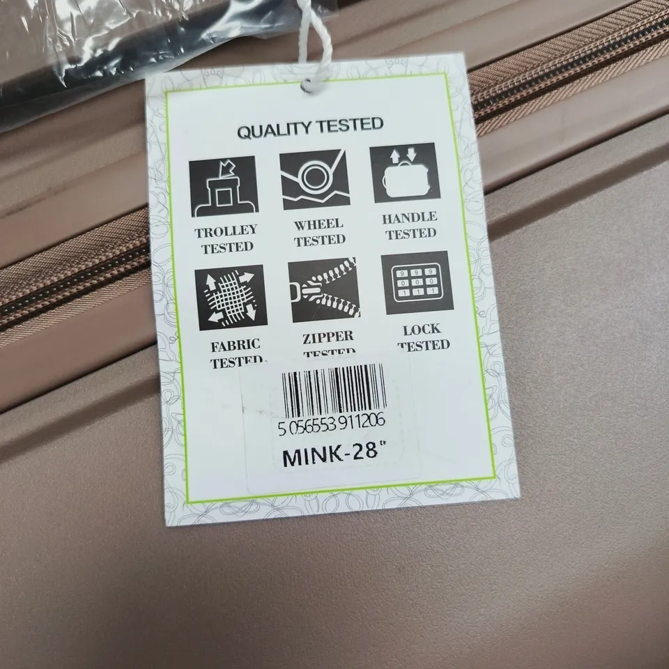ELLE B MINK 28" SUITCASE 3 PIECE SET WITH LOCK TAGGED