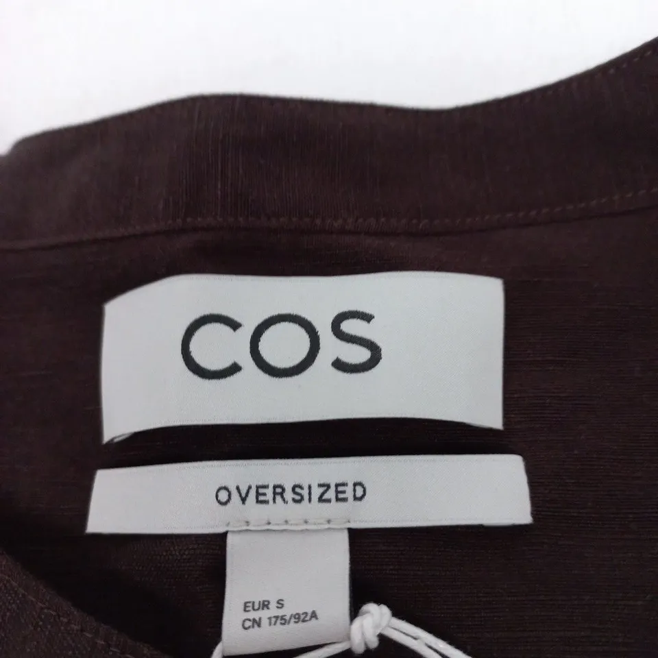 COS OVERSIZED CARDIGAN – BROWN, EUR S (CN 175/92A)