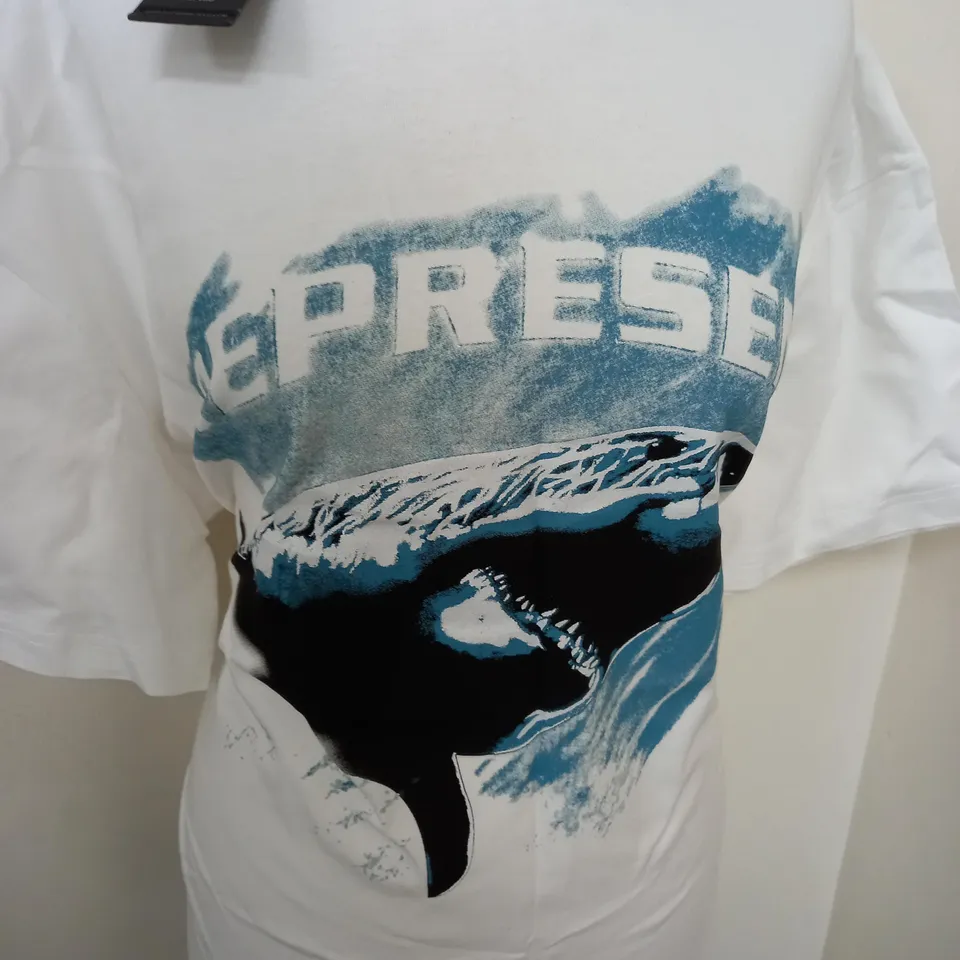 REPRESENT SHARK GRAPHIC T-SHIRT SIZE M