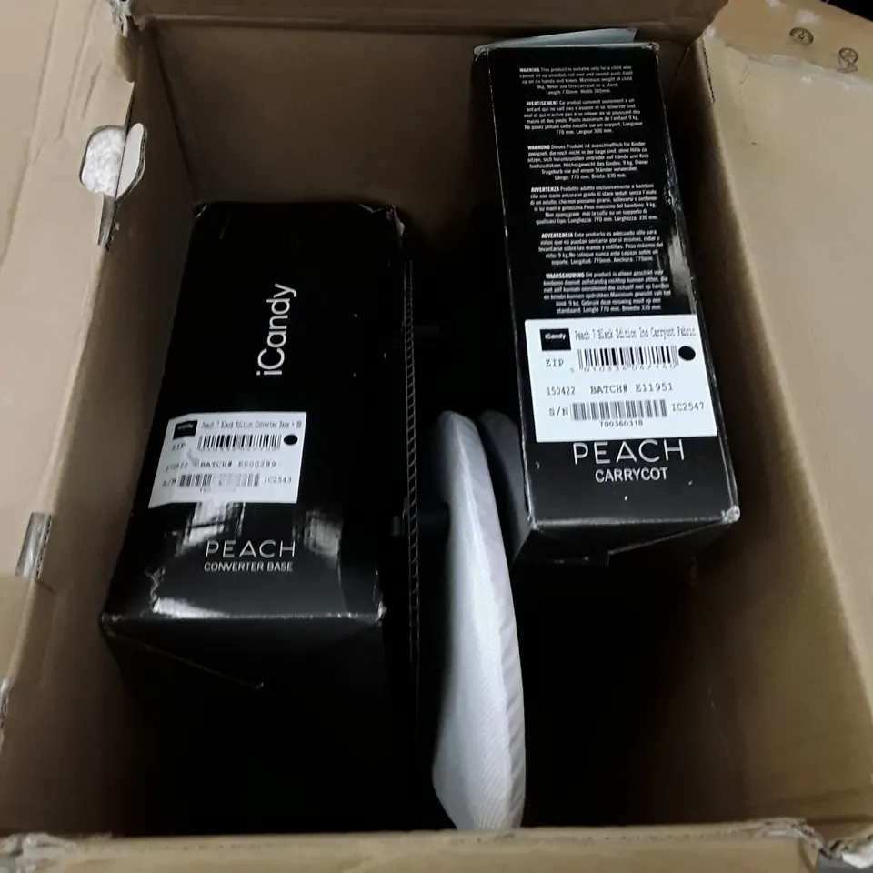 BOXED ICANDY PEACH 7 PUSHCHAIR- BLACK