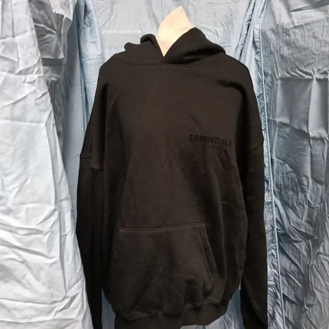 ESSENTIALS FEAR OF GOD HOODIE – BLACK SIZE M