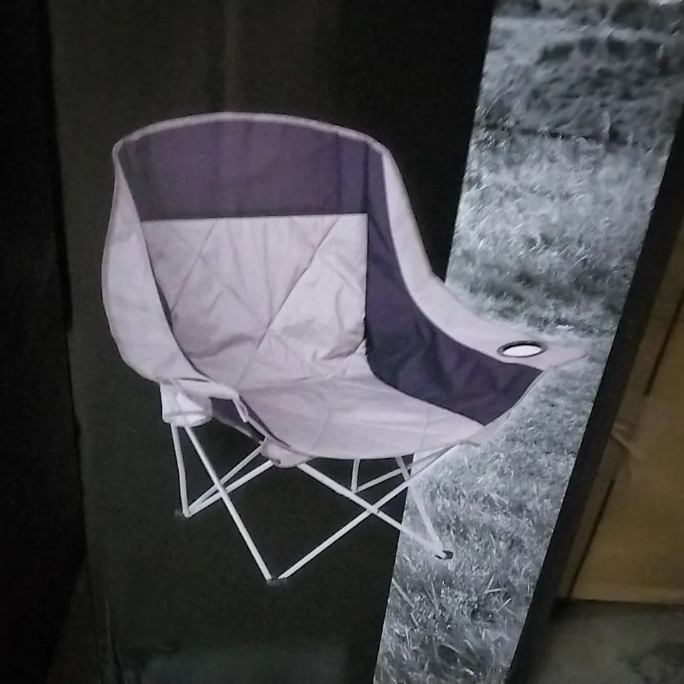 BOXED PAIR OF BRAND NEW OZARK TRAIL PADDED CAMP CHAIRS 
