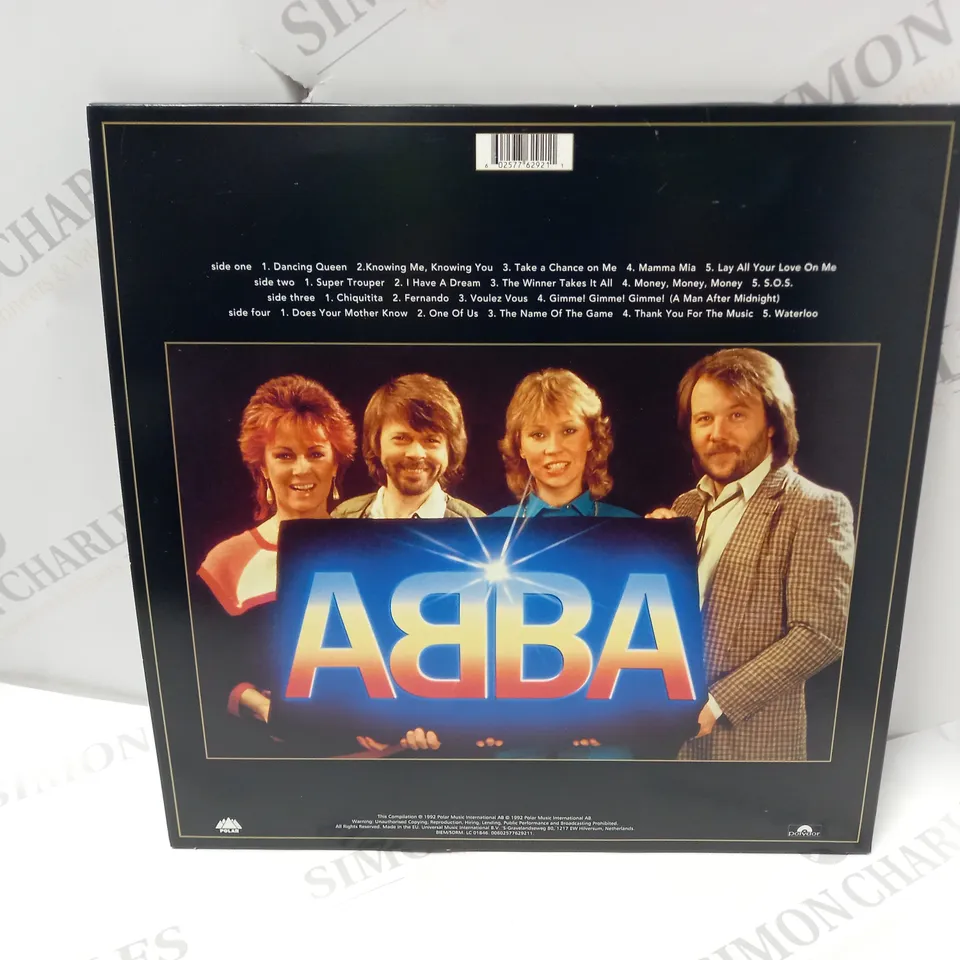 ABBA GOLD GREATEST HITS VINYL