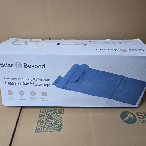 BOXED BLISS & BEYOND PORTABLE FULL-BODY RELIEF WITH HEAT & AIR MASSAGE