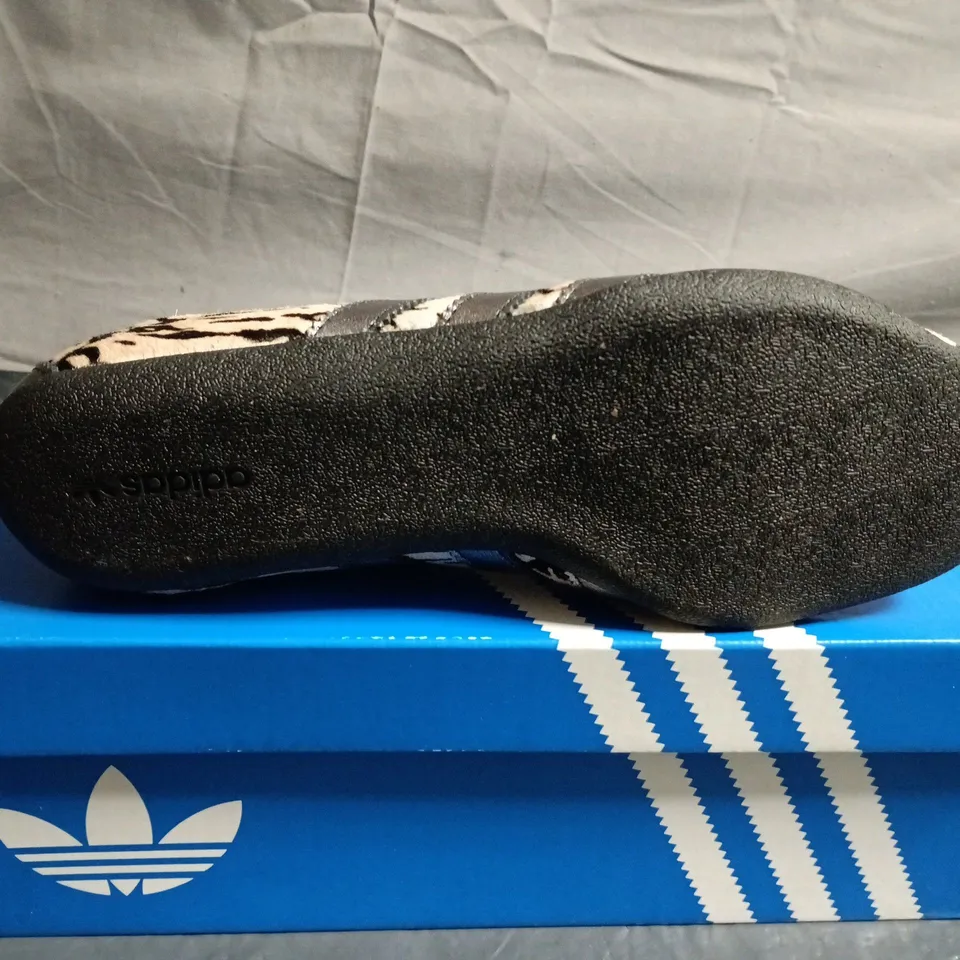 BOXED PAIR OF ADIDAS TOKYO W ZEBRA PRINT WOMEN'S TRAINERS - UK SIZE 6.5
